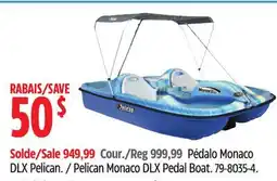 Canadian Tire Pelican Monaco DLX Pedal Boat offer
