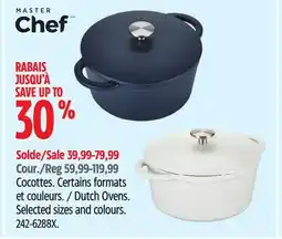 Canadian Tire Master Chef Dutch Ovens offer