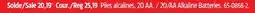 Canadian Tire 20/AA Alkaline Batteries offer