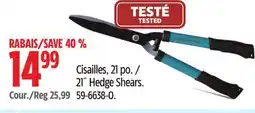 Canadian Tire 21˝ Hedge Shears offer