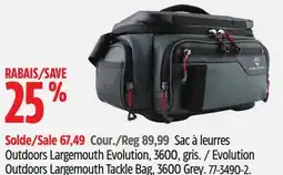 Canadian Tire Evolution Outdoors Largemouth Tackle Bag, 3600 Grey offer
