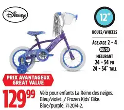 Canadian Tire DISNEY Frozen Kids' Bike offer