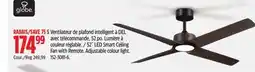 Canadian Tire Globe 52˝ LED Smart Ceiling Fan with Remote offer