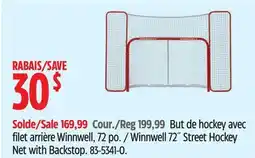 Canadian Tire Winnwell 72˝ Street Hockey Net with Backstop offer