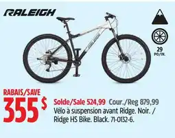 Canadian Tire RALEIGH Ridge HS Bike offer