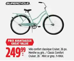 Canadian Tire Supercycle Classic Comfort Cruiser, 26 Mint or grey offer