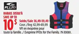 Canadian Tire Fluid Evoprene PFDs for the Family offer