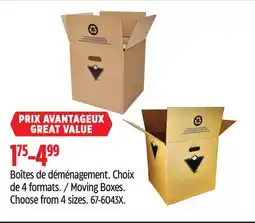 Canadian Tire Moving Boxes offer