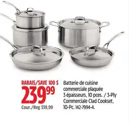 Canadian Tire Lagostina 3-Ply Commerciale Clad Cookset offer