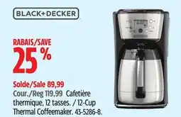 Canadian Tire 12-Cup Thermal Coffeemaker offer