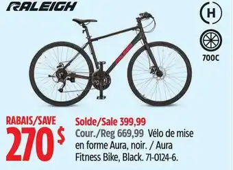 Canadian Tire Raleigh Aura Fitness Bike offer