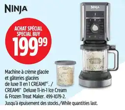 Canadian Tire Ninja CREAMI Deluxe 11-in-1 Ice Cream & Frozen Treat Maker offer
