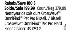 Canadian Tire Bissell Crosswave OmniFind Pet Pro Hard Floor Cleaner offer