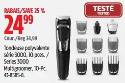 Canadian Tire Philips Series 3000 Multigroomer, 10-Pc offer