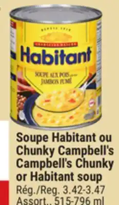 Giant Tiger Habitant soup offer