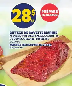 Provigo BIFTECK DE BAVETTE MARINÉ | MARINATED BARVETTE STEAK offer