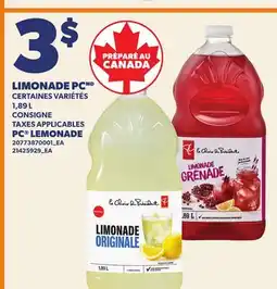Provigo LIMONADE PC, 1,89 L | PC LEMONADE offer