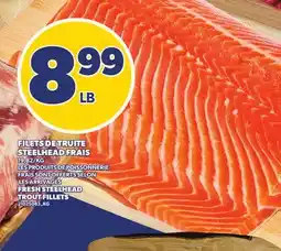 Provigo FILETS DE TRUITE STEELHEAD FRAIS | FRESH STEELHEAD TROUT FILLETS offer