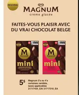 Provigo MAGNUM, 3'S OU 4'S offer