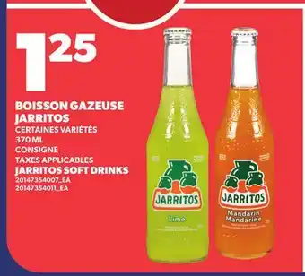Provigo BOISSON GAZEUSE JARRITOS, 370 ML | JARRITOS SOFT DRINKS offer