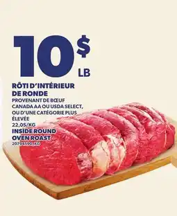 Provigo RÔTI D'INTÉRIEUR DE RONDE | INSIDE ROUND OVEN ROAST offer