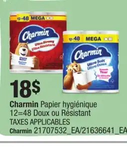 Provigo CHARMIN PAPIER HYGIÉNIQUE, 12=48 DOUX OU RÉSISTANT | CHARMIN offer