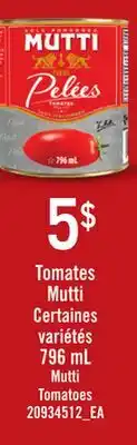 Provigo TOMATES MUTTI, 796 ML | MUTTI TOMATOES offer