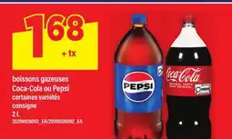 Maxi BOISSONS GAZEUSES COCA-COLA OU PEPSI COCA-COLA OU PEPSI offer