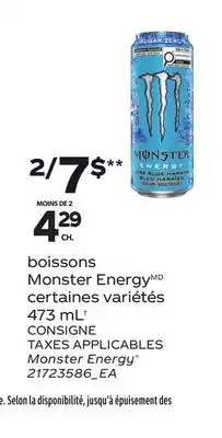 Provigo BOISSONS MONSTER ENERGY | MONSTER ENERGY , 473 ML† offer