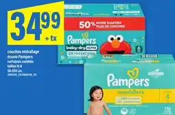 Maxi COUCHES EMBALLAGE ÉCONO PAMPERS, 58-200 UN offer