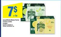 Maxi EAU PÉTILLANTE MAISON PERRIER, 8X330 ML/6X500 ML offer