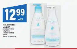 Maxi SOINS POUR BÉBÉS LIVE CLEAN | BABY NEEDS offer