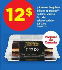 Maxi GÂTEAU RECTANGULAIRE DÉLICES DU MARCHÉ | BAR CAKE offer