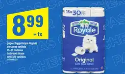 Maxi PAPIER HYGIÉNIQUE ROYALE, 15=30 ROULEAUX offer