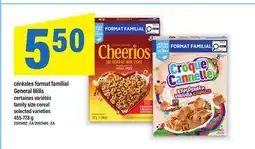 Maxi CÉRÉALES FORMAT FAMILIAL GENERAL MILLS | FAMILY SIZE CEREAL offer
