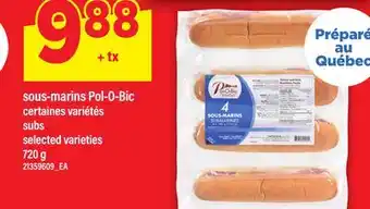 Maxi SOUS-MARINS POL-O-BIC | SUBS offer