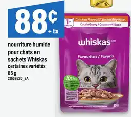 Maxi NOURRITURE HUMIDE POUR CHATS EN SACHETS WHISKAS offer
