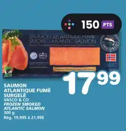 Marches Tradition VASCO & CO FROZEN SMOKED ATLANTIC SALMON offer