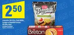 Maxi CRAQUELINS, 100-225 G, TOAST MELBA, CANAPÉ OU BAGUETTES GRISSOL, 120-200 G DARE offer