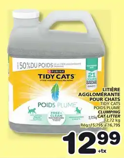 Marches Tradition TIDY CATS POIDS PLUME CLUMPING CAT LITTER offer