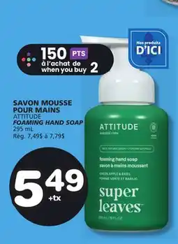 Marches Tradition ATTITUDE FOAMING HAND SOAP offer