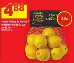 Maxi CITRONS DÉLICES DU MARCHÉ, sac de 2 lb offer