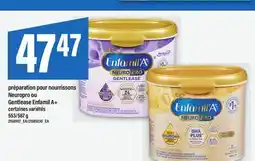 Maxi PRÉPARATION POUR NOURRISSONS NEUROPRO OU GENTLEASE ENFAMIL A+, 553/587 G offer