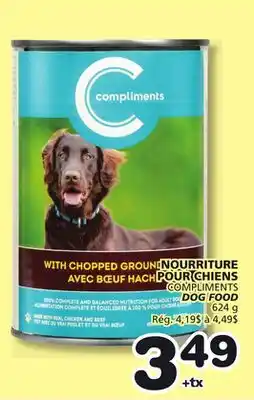 Marches Tradition COMPLIMENTS DOG FOOD offer