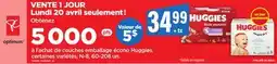 Maxi ÉCONO HUGGIES, 60-208 UN offer