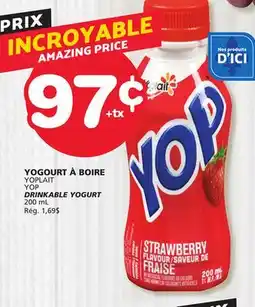 Marches Tradition YOPLAIT YOP DRINKABLE YOGURT offer