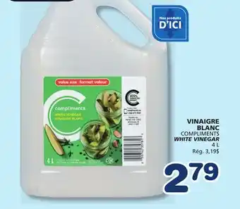 Marches Tradition COMPLIMENTS WHITE VINEGAR offer