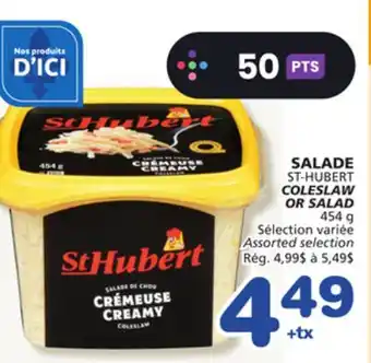 Marches Tradition ST-HUBERT COLESLAW OR SALAD offer