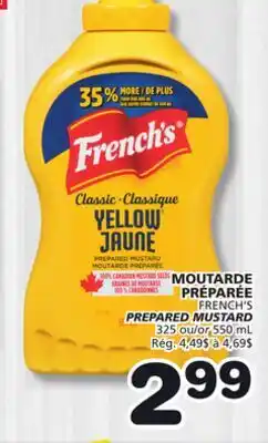 Marches Tradition FRENCH'S PREPARED MUSTARD offer