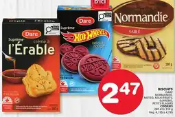 Marches Tradition DARE NORMANDIE, METEO, MAXI FRUITS, SUPRÊME, PETITS PLAISIRS COOKIES offer